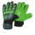 Leopard GK Gloves SR BLK/GRN 8 Keeperhansker med Flat Cut 