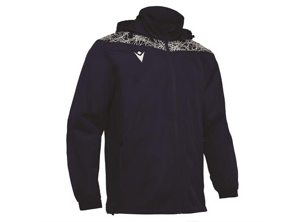Lahti Showerjacket NAVY/HVIT L Vann- og vindavstøtende jakke - Unisex 
