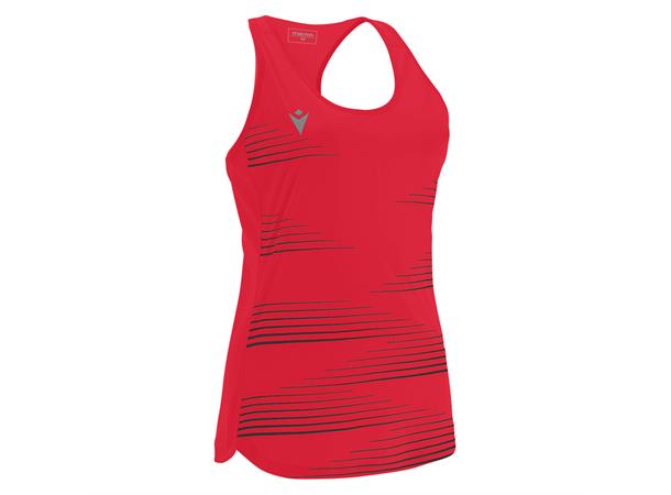 Dolly Singlet RED/BLK XS Løpesinglet for dame 