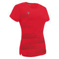 Irma Shirt Dame RED/BLK XS Teknisk løpe t-skjorte til dame