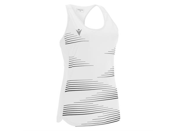 Dolly Singlet WHT/BLK XS Løpesinglet for dame 