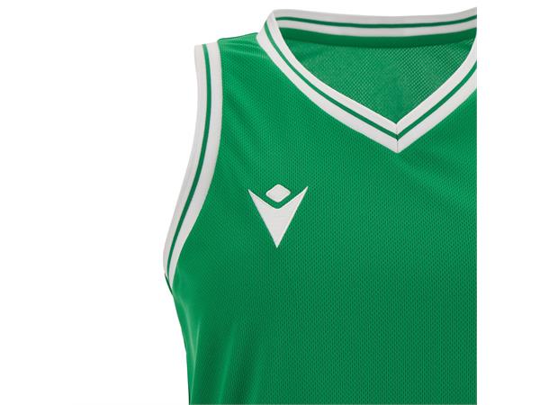 Tellurium Eco W Basket Shirt GRN/WHT M Teknisk basketdrakt i Eco tekstil 