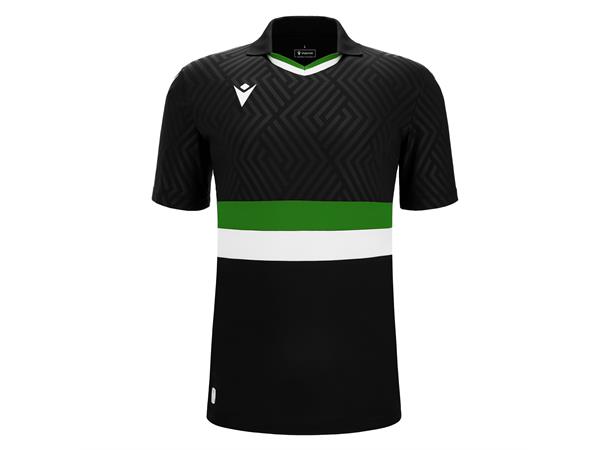 Charon Eco Match Day Shirt BLK/GRN 3XS Teknisk spillerdrakt i ECO-tekstil 