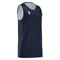 X500 Basket Shirt NAV/WHT L Vendbar teknisk basketdrakt - Unisex