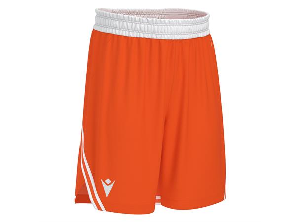 Kansas Basket Eco Shorts ORA/WHT M Teknisk basketshorts - Unisex 