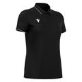 Melody polo BLK/WHT 3XS Poloskjorte - Dame